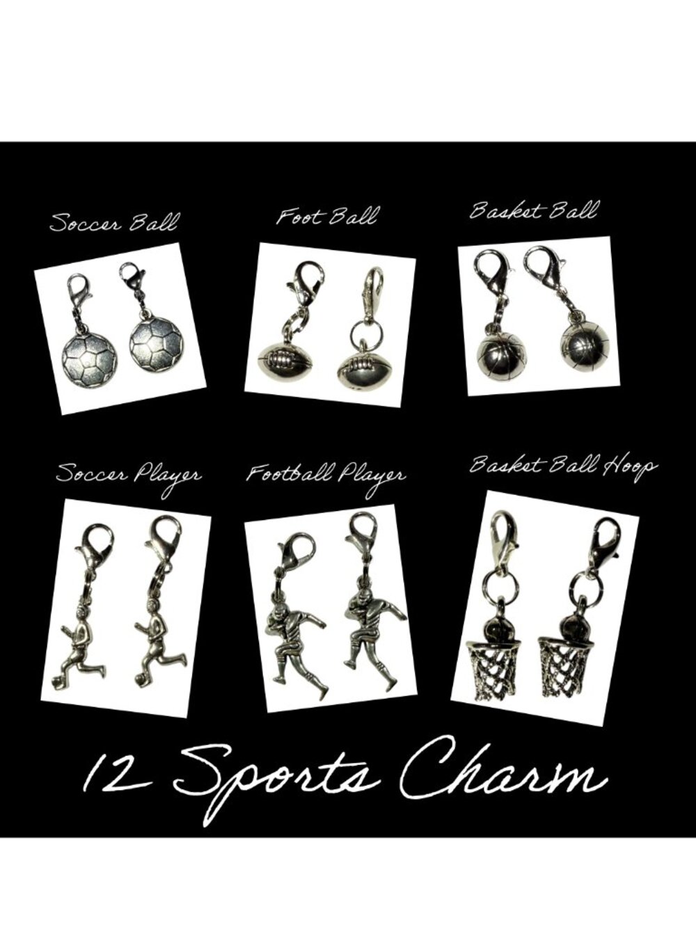 BellaRosaMariaBoutique™ - “Handmade Exclusive” Sports Charm Décor Shadow Box - Picture 8 of 12